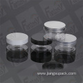 pet plastic cosmetic cream jar with lid